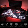 imageRedragon EISA P047L Anime Gaming Mouse Pad  Smooth Lycra Surface AntiSlip Rubber Base SpillResistant Durable 5mm Thick Design 35 x 16 inches BlackBlack