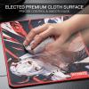 imageRedragon EISA P047L Anime Gaming Mouse Pad  Smooth Lycra Surface AntiSlip Rubber Base SpillResistant Durable 5mm Thick Design 35 x 16 inches BlackBlack