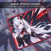 imageRedragon EISA P047L Anime Gaming Mouse Pad  Smooth Lycra Surface AntiSlip Rubber Base SpillResistant Durable 5mm Thick Design 35 x 16 inches BlackBlack