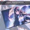 imageRedragon EISA P047L Anime Gaming Mouse Pad  Smooth Lycra Surface AntiSlip Rubber Base SpillResistant Durable 5mm Thick Design 35 x 16 inches BlackDark Blue