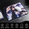 imageRedragon EISA P047L Anime Gaming Mouse Pad  Smooth Lycra Surface AntiSlip Rubber Base SpillResistant Durable 5mm Thick Design 35 x 16 inches BlackDark Blue