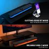 imageRedragon GS515 RGB Desktop Soundbar 20 Channel Stereo Computer Speakers for Desktop with Bluetooth 53 USBCUSB Powered Black
