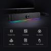 imageRedragon GS560 RGB Desktop Soundbar 20 Channel Computer Speaker with Dynamic Lighting Bar AudioLight SyncDisplay TouchControl Backlit with Volume Knob USB Powered w 35mm Cable BlackBlack