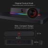 imageRedragon GS560 RGB Desktop Soundbar 20 Channel Computer Speaker with Dynamic Lighting Bar AudioLight SyncDisplay TouchControl Backlit with Volume Knob USB Powered w 35mm Cable BlackBlack