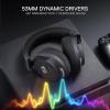 imageRedragon H858 3Mode Wireless Gaming Headset 71 Surround Sound 53 mm Drivers Memory Foam Ear Pads Detachable Noisecanceling Microphone OverEar Headphones Works for Mobile PCPS5NSGray