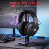 imageRedragon H858 3Mode Wireless Gaming Headset 71 Surround Sound 53 mm Drivers Memory Foam Ear Pads Detachable Noisecanceling Microphone OverEar Headphones Works for Mobile PCPS5NSGray