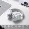 imageRedragon H868 3Mode Wireless RGB Gaming Headset 71 Surround Sound 40 mm Drivers Leather Foam Ear Pads Noisecanceling Microphone OverEar Headphones Works for Mobile PCPS5XBOXNSWhite