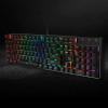 imageRedragon K556 PRO Upgraded Wireless RGB Gaming Keyboard BT24Ghz TriMode Aluminum Mechanical Keyboard wNoLag Connection HotSwap Linear Quiet Red SwitchBlack
