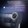 imageRedragon K673 MAX 75 Wireless Gasket RGB Gaming Keyboard 3Modes 81 Keys PBT Compact Mechanical Keyboard wHotSwap Socket Dedicated Knob Control ampamp 5Layer Noise Dampening Custom Linear SwitchAbyssal Blue