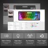 imageRedragon K673 MAX 75 Wireless Gasket RGB Gaming Keyboard 3Modes 81 Keys PBT Compact Mechanical Keyboard wHotSwap Socket Dedicated Knob Control ampamp 5Layer Noise Dampening Custom Linear SwitchBlack Tangerine HE Version