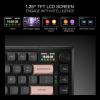 imageRedragon K673 MAX 75 Wireless Gasket RGB Gaming Keyboard 3Modes 81 Keys PBT Compact Mechanical Keyboard wHotSwap Socket Dedicated Knob Control ampamp 5Layer Noise Dampening Custom Linear SwitchDawn Sakura CNC