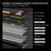 imageRedragon K673 MAX 75 Wireless Gasket RGB Gaming Keyboard 3Modes 81 Keys PBT Compact Mechanical Keyboard wHotSwap Socket Dedicated Knob Control ampamp 5Layer Noise Dampening Custom Linear SwitchDawn Sakura CNC