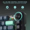 imageRedragon K673 MAX 75 Wireless Gasket RGB Gaming Keyboard 3Modes 81 Keys PBT Compact Mechanical Keyboard wHotSwap Socket Dedicated Knob Control ampamp 5Layer Noise Dampening Custom Linear SwitchDark Jade