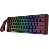 imageRedragon K683 Rapid Trigger HE Gaming Keyboard 60 61 Keys Wired Mechanical Keyboard wHyperFast Actuation Dedicated Hall Effect Magnetic Switch Actuation Point Adjustable 8K Hz Polling RateBlack  Strap HE Version