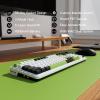 imageRedragon K686 PRO 98 Keys Wireless Gasket RGB Gaming Keyboard 3Mode PBT Mechanical Keyboard wHotSwap Socket Dedicated Knob Control ampamp 5Layer Noise Dampening Custom Linear SwitchGreenFlash Genji