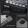 imageRedragon K686 PRO 98 Keys Wireless Gasket RGB Gaming Keyboard 3Mode PBT Mechanical Keyboard wHotSwap Socket Dedicated Knob Control ampamp 5Layer Noise Dampening Custom Linear SwitchConcrete Jungle