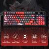 imageRedragon K719 PRO Wireless Gasket Gaming Keyboard wHype Screen ampamp Knob 95 Keys Mechanical Keyboard EasyControl 114 TFT Info Display 5Layer Noise Dampening Custom Linear Switch Anime EditionEmber Queen