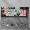 imageRedragon K719 PRO Wireless Gasket Gaming Keyboard wHype Screen ampamp Knob 95 Keys Mechanical Keyboard EasyControl 114 TFT Info Display 5Layer Noise Dampening Custom Linear Switch Anime EditionStreet Graffiti