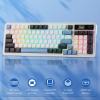 imageRedragon K719 PRO Wireless Gasket Gaming Keyboard wHype Screen ampamp Knob 95 Keys Mechanical Keyboard EasyControl 114 TFT Info Display 5Layer Noise Dampening Custom Linear Switch Anime EditionGlacier Azure