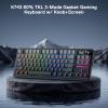 imageRedragon K728 PRO 80 Wireless Gasket Gaming Keyboard 3Mode 87 Keys TKL Mechanical Keyboard wSouthFacing LED ampamp HotSwap Socket 5Layer Noise Dampening Custom Linear Switch PBT Gradient KeycapsConcrete Jungle LCD Screen