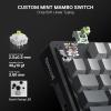 imageRedragon K728 PRO 80 Wireless Gasket Gaming Keyboard 3Mode 87 Keys TKL Mechanical Keyboard wSouthFacing LED ampamp HotSwap Socket 5Layer Noise Dampening Custom Linear Switch PBT Gradient KeycapsConcrete Jungle LCD Screen