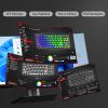 imageRedragon K728 PRO 80 Wireless Gasket Gaming Keyboard 3Mode 87 Keys TKL Mechanical Keyboard wSouthFacing LED ampamp HotSwap Socket 5Layer Noise Dampening Custom Linear Switch PBT Gradient KeycapsConcrete Jungle LCD Screen
