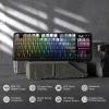 imageRedragon K728 PRO 80 Wireless Gasket Gaming Keyboard 3Mode 87 Keys TKL Mechanical Keyboard wSouthFacing LED ampamp HotSwap Socket 5Layer Noise Dampening Custom Linear Switch PBT Gradient KeycapsConcrete Jungle LCD Screen