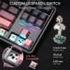 imageRedragon K728 PRO 80 Wireless Gasket Gaming Keyboard 3Mode 87 Keys TKL Mechanical Keyboard wSouthFacing LED ampamp HotSwap Socket 5Layer Noise Dampening Custom Linear Switch PBT Gradient KeycapsTide Pink