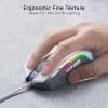 imageRedragon M612AK PRO RGB Gaming Mouse 8000 DPI WiredWireless Optical Mouse with 9 Programmable Buttons ampamp 7 Backlit Modes BT ampamp 24G Wireless Software Supports DIY Keybinds Rapid Fire ButtonGray