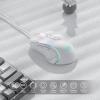 imageRedragon M612AK PRO RGB Gaming Mouse 8000 DPI WiredWireless Optical Mouse with 9 Programmable Buttons ampamp 7 Backlit Modes BT ampamp 24G Wireless Software Supports DIY Keybinds Rapid Fire ButtonWhite