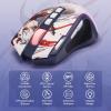 imageRedragon M612AK PRO RGB Gaming Mouse 8000 DPI WiredWireless Optical Mouse with 9 Programmable Buttons ampamp 7 Backlit Modes BT ampamp 24G Wireless Software Supports DIY Keybinds Rapid Fire ButtonAnime Version