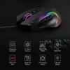 imageRedragon M612AK PRO RGB Gaming Mouse 8000 DPI WiredWireless Optical Mouse with 9 Programmable Buttons ampamp 7 Backlit Modes BT ampamp 24G Wireless Software Supports DIY Keybinds Rapid Fire ButtonBlack