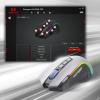 imageRedragon M612AK PRO RGB Gaming Mouse 8000 DPI WiredWireless Optical Mouse with 9 Programmable Buttons ampamp 7 Backlit Modes BT ampamp 24G Wireless Software Supports DIY Keybinds Rapid Fire ButtonGray