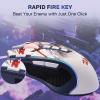 imageRedragon M612AK PRO RGB Gaming Mouse 8000 DPI WiredWireless Optical Mouse with 9 Programmable Buttons ampamp 7 Backlit Modes BT ampamp 24G Wireless Software Supports DIY Keybinds Rapid Fire ButtonAnime Version