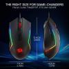 imageRedragon M616 RGB Gaming Mouse 10000 DPI Wired Optical Mouse with 6 Programmable Buttons ampamp 8 Backlit Modes Software Supports DIY Keybinds