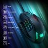 imageRedragon M913 Impact Elite Wireless Gaming Mouse 16000 DPI WiredWireless RGB Mouse with 16 Programmable Buttons 45 Hr Battery and Pro Optical Sensor 12 Side Buttons MMO MouseBlack