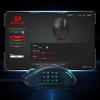 imageRedragon M913 Impact Elite Wireless Gaming Mouse 16000 DPI WiredWireless RGB Mouse with 16 Programmable Buttons 45 Hr Battery and Pro Optical Sensor 12 Side Buttons MMO MouseBlack