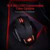 imageRedragon M913 Impact Elite Wireless Gaming Mouse 16000 DPI WiredWireless RGB Mouse with 16 Programmable Buttons 45 Hr Battery and Pro Optical Sensor 12 Side Buttons MMO MouseBlack