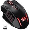 imageRedragon M913 Impact Elite Wireless Gaming Mouse 16000 DPI WiredWireless RGB Mouse with 16 Programmable Buttons 45 Hr Battery and Pro Optical Sensor 12 Side Buttons MMO MouseBlack