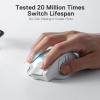 imageRedragon M913 Impact Elite Wireless Gaming Mouse 16000 DPI WiredWireless RGB Mouse with 16 Programmable Buttons 45 Hr Battery and Pro Optical Sensor 12 Side Buttons MMO MouseWhite