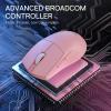imageRedragon M916AK PRO 3Mode Anime Gaming Mouse 42G UltraLight 26K DPI Gaming Mouse wErgonomic Natural Grip Build Full Programmable Buttons Software Supports DIY Keybinds ampamp DPIPink