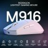 imageRedragon M916AK PRO 3Mode Anime Gaming Mouse 42G UltraLight 26K DPI Gaming Mouse wErgonomic Natural Grip Build Full Programmable Buttons Software Supports DIY Keybinds ampamp DPIWhite