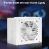 imageRedragon RGMS850W PRO 80 Gold 850 Watt Power Supply wUpgraded ATX 31 ampamp PCIe 51 Fully Modular Compact 150mm Size Smart ECO Low Noise Fan 100 Japanese Capacitors Full Mod CablesSFX Gold WT