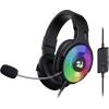 imageRedragon H350 RGB Wired Gaming Headset Dynamic RGB Backlight  Stereo SurroundSound  50MM Drivers  Detachable Microphone OverEar Headphones Works for PCPS4XBOX OneNSBlack