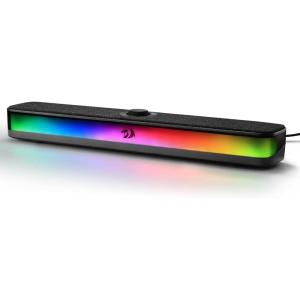 imageRedragon GS515 RGB Desktop Soundbar 20 Channel Stereo Computer Speakers for Desktop with Bluetooth 53 USBCUSB Powered Black