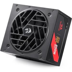 imageRedragon RGMS850W PRO 80 Gold 850 Watt Power Supply wUpgraded ATX 31 ampamp PCIe 51 Fully Modular Compact 150mm Size Smart ECO Low Noise Fan 100 Japanese Capacitors Full Mod CablesATX 31 Gold BK