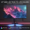 imageRedragon 27quot 144hz165HZ Curve Gaming Monitor QHD 2K 2560X1440 VA Frameless Computer Monitor 1ms Response Time Fully Compatible VESA Wall Mount27inch
