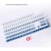 imageRedragon A134 Gradient Color Ombre Blue KeyCaps 104 Keys Standard Doubleshot PBT Keycap Set OEMCherry Profile English US ANSI Layout Compatible with All Redragon Mechanial KeyboardsOmbre Blue