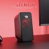 imageRedragon GS500 Stentor PC Gaming Speaker 20 Channel Stereo Desktop Computer Speaker with Red Backlight Quality Bass and Crystal Clear Sound USB Powered with a 35mm Connector