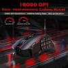imageRedragon Gaming Mouse MMO Mouse Gaming UP 12400 DPI 19 Macro Programmable Buttons RGB Mouse with 12 Side Buttons 8  24g Weight Tuning for PC Laptop MOBA FPS M901K Blackblack